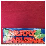 "Merry Christmas" Door Decoration (Sealed)