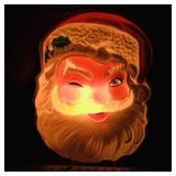 Santa Claus Face Light Decoration (Vintage)
