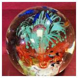 Glass Aquatic Fish Paperweight