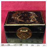 Wooden Trinket Box (Antique)