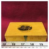 Wooden Hotel Du Parc Souvenir Box (Vintage)