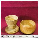 Wooden Pocket Cup (Vintage)