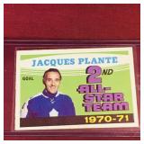 1970-71 OPC Jacques Plante NHL Hockey Card