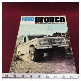 1968 Ford Bronco Advertising Booklet