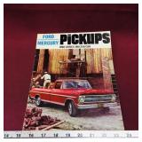 1968 Ford Mercury Pickups Advertising Booklet