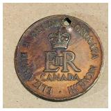 Queen Elizabeth II Coronation Coin (Vintage)