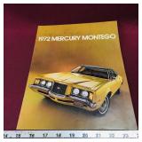 1972 Mercury Montego Advertising Booklet