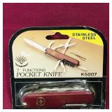 "Diamond" 7-Functions Pocket Knife (Sealed)