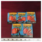 Lot Of 5 1989 Nintendo Game Pack Cards (Sealed)