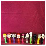 Lot Of 10 Assorted Pez Dispensers