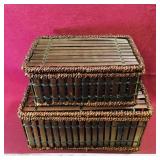 Set Of Wicker Baskets (Vintage)