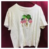Palm Grove Flamingos T-Shirt