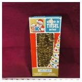 Box Of Christmas Tinsel Decorations (Vintage)