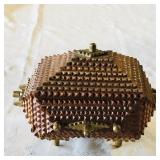 Chip Carved Tramp Art Box With Drawer (Vintage)