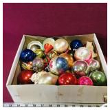 Box Of Assorted Christmas Ornaments (Vintage)