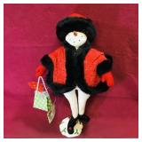 Plush Frosty Doll On Stand (16" Tall)