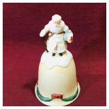 Small Ceramic Christmas Bell (Vintage)