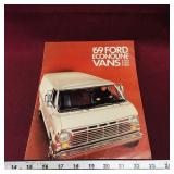 1969 Ford Econoline Vans Advertising Booklet