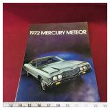 1972 Mercury Meteor Advertising Booklet