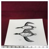 Silhouette Art Print (7 3/4" x 11")