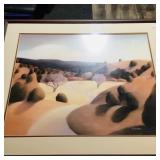 Large Framed A.Huston Art Print (30" x 36")