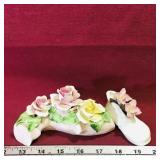Lot Of Fine Bone China Decorative Flowers