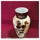 Painted Milk Glass Vase (Vintage)