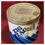 Zig-Zag Cigarette Tobacco Can (Vintage)