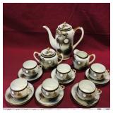 Kutani China Satsumi Geisha Tea Set (Vintage)
