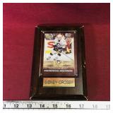 UD Sidney Crosby NHL Hockey Card On Plaque