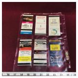 Lot Of 6 Car Dealership Advertising Matchbooks