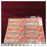 Lot Of 6 Canadian Tire 10 Cent Paper Money Bills