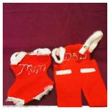 "Mom & Dad" Christmas Stockings (Vintage)