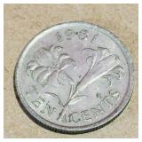 1981 Bermuda 10 Cent Coin