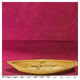 Woodcarved Decorative Canoe (Vintage)