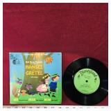 Hansel & Gretel Book & 45-RPM Record (Vintage)