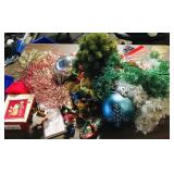 Box Lot Of Miscellaneous Christmas Ornaments