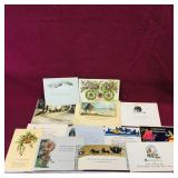 Lot Of 13 Seasons Greetings Postcards (Vintage)