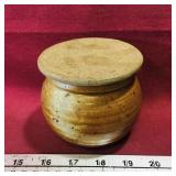 Signed Pottery Container (Vintage)