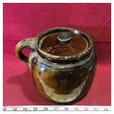 Pottery Bean Crock (Antique)