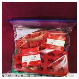 Bag Lot Of Assorted Christmas Silicone Molds