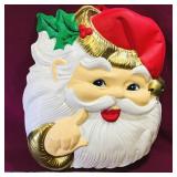 Large Santa Claus Wall Decoration (Vintage)