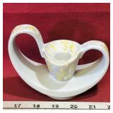 West Germany Pottery Candleholder (Vintage)
