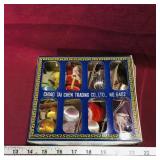 Box Of 8 Chiao Tai Chen Christmas Ornaments