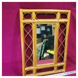 Wood Frame Wall Mirror (Vintage)