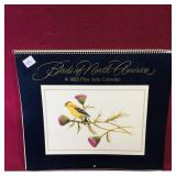 1983 Birds Of North America Fine Arts Calender