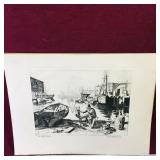 Lionel Barrymore Sketch Art Picture (Vintage)