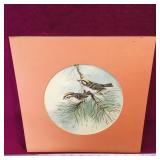 Hummingbirds Art Print (Vintage)