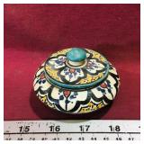 Signed Small Pottery Dresser Container (Vintage)