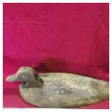 Large Wooden Duck Decoy (Vintage)